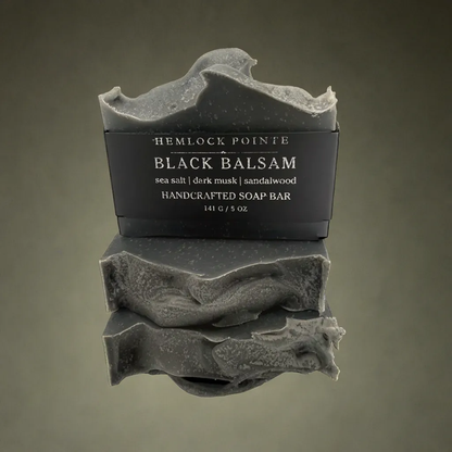 Black Balsam-Handcrafted Activated Charcoal Vegan Soap