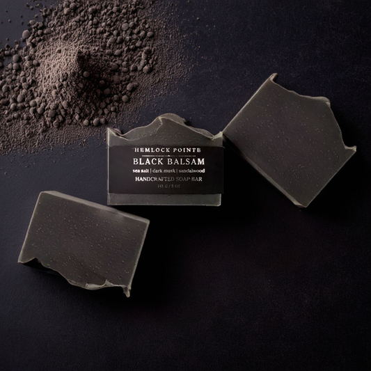 Black Balsam-Handcrafted Activated Charcoal Vegan Soap