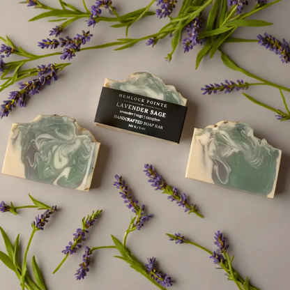 Lavender Sage- Handcrafted Vegan Soap