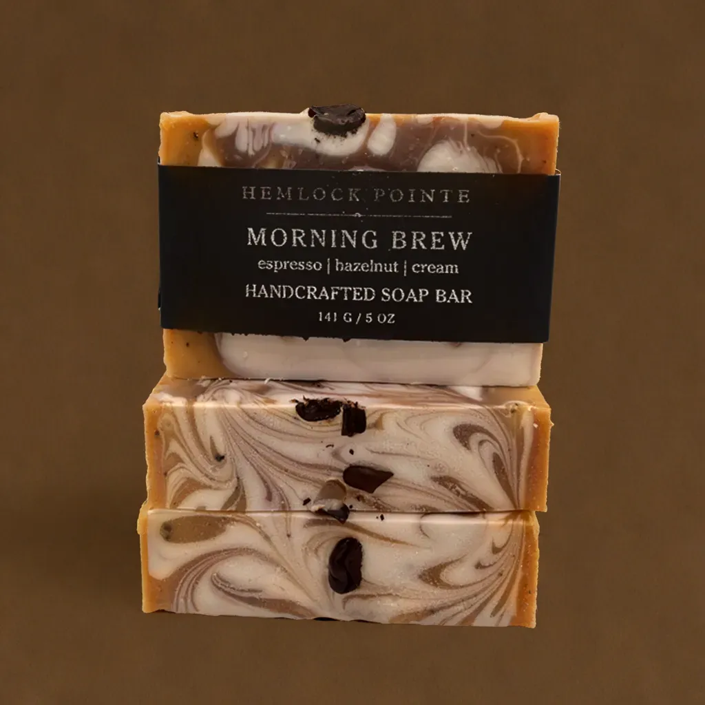 Morning Brew- Handcrafted Exfoliating Coffee Vegan Soap