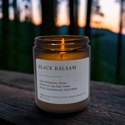 Black Balsam Candle