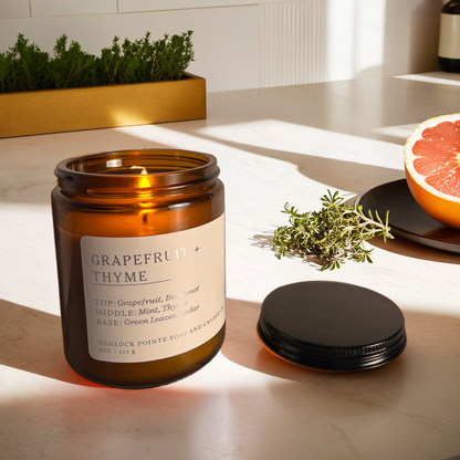 Grapefruit + Thyme Candle