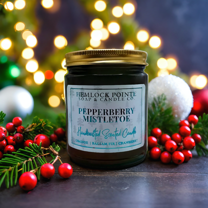 Pepperberry Mistletoe Candle